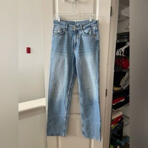 COS straight leg baggy jeans, size US25